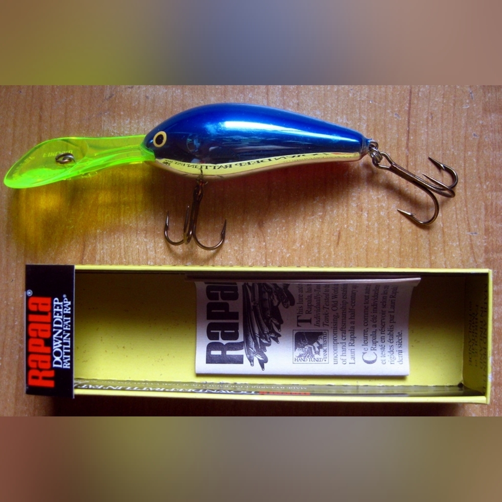NEW RAPALA Deep Rattlin' Fat Rap DRFR-7 CHB Vintage Discontinued Fishing Lure